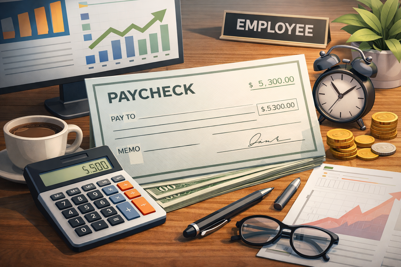 Salary calculator for US take-home pay — InvestingLab.com